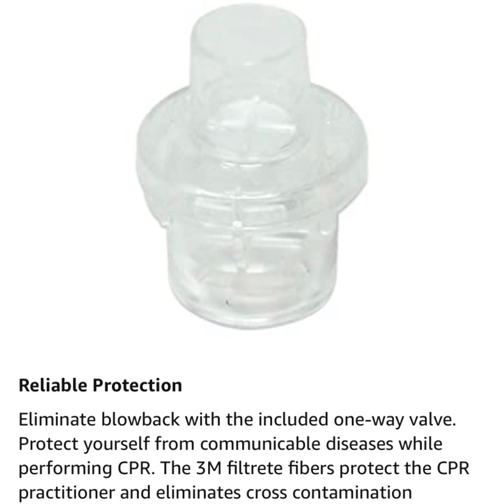 First Aid CPR Rescue Mask, Pocket Resuscitator NWT - Picture 7 of 14